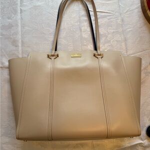 Kate Spade Large Bag - Taupe/Navy